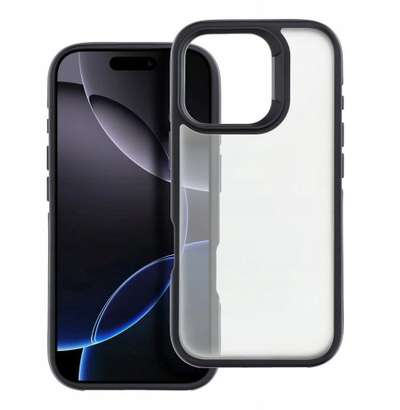 Kuti mbrojtëse silikoni Omni për iPhone 16e SE 4 2025, TPU, e zezë