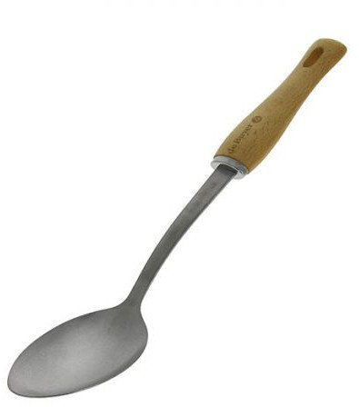 Ykë kuzhine De Buyer BBOIS 2701.01, çelik inox, me dorezë druri