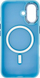 Mbrojtëse telefoni Fashion Case për iPhone 16, MagSafe, blu e çelët