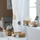 Kapëse perdeje Douceur D'intérieur Mandy, dekorative, e zezë