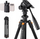 Tripod për aparat fotografik K&amp;F Concept KF09.115 K234A0, 51-162 cm, kokë panoramike 360°, i zi
