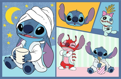 Puzzle Disney Stitch, set me 2 copë, shumëngjyrësh