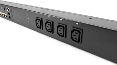 Prizë rack PDU Digitus Smart, 16A 1-fazore, 16x C13, e zezë