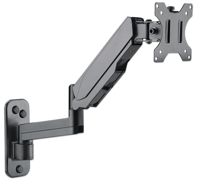 Mbajtëse muri për monitor Manhattan 461610, 17"-32", me gas spring, e zezë