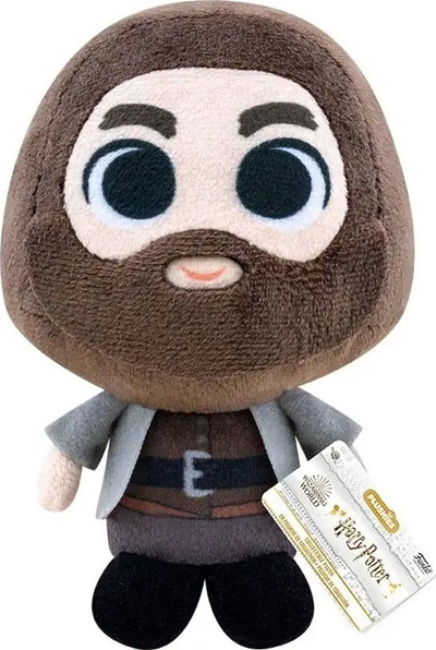 Lodër pelushi Funko Pop Harry Potter Holiday Rubeus Hagrid, 10cm, shumëngjyrëshe