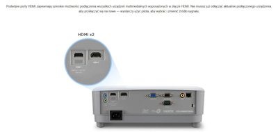 Проектор ViewSonic PA504W, 4000 лумени, WXGA, бел