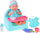 Set lodrash goc kukull Baby Doll, karrocë dhe shtrat, 35cm, rozë