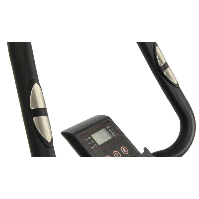 Biçikletë stacionare magnetike EB Fit B590, rrotë 4 kg, 8 shkallë rezistence, e zezë