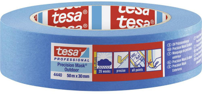 Shirit maskues Tesa Precision Outdoor 04440, 50m, 30mm, portokalli