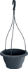 Vazo varëse për lule RESPANA W, 23.4 cm, plastike, antracit