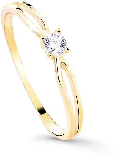 Unazë për femra Cutie Diamonds DZ8027-00-X-1, e artë