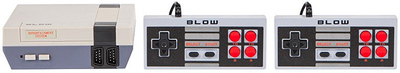 Konzolë lojërash retro Blow, 620 lojëra, gri