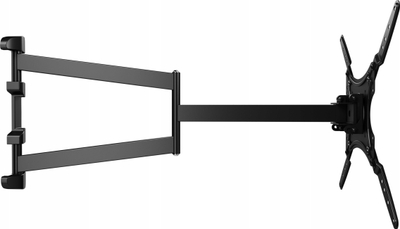 Mbajtëse murale TV Fiber Novelty Long Swivel, 26"-55", pivot, e zezë