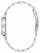 Orë dore për ferma Guess Hayley GW0612L1, e argjendtë