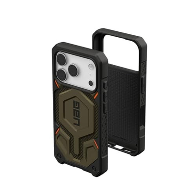 Mbulesë telefoni UAG Monarch Pro për iPhone 17 Pro, kompatibile me MagSafe, Kevlar, jeshile Element