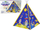 Çadër loje për kalamaj Space Children Tent, me drita, me figura hapësire, blu