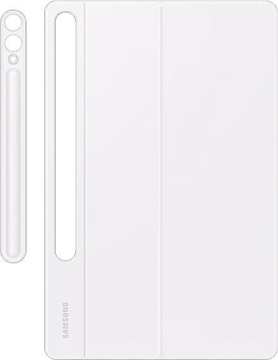 Заштитна тастатура Samsung Book Cover Keyboard Galaxy Tab S10 Plus S9 Plus S9 FE Plus, оригинална, бела