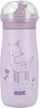 Shishe pijesh për fëmijë NUK Mini Me Sip, çelik inox 300 ml, 9m+, vjollcë gri