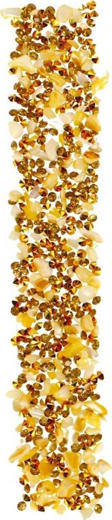 Gurë dekorativë Craft with Fun Crystal Pebbles, për punime me dorë, ngjyrë e artë