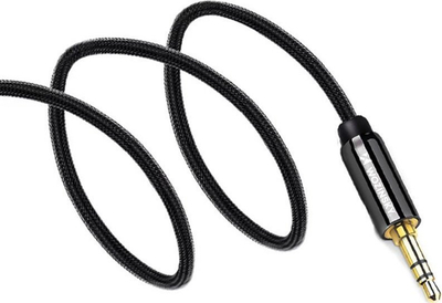 Kabllo audio Wozinsky Jack 3.5mm në Jack 3.5mm, 3m, stereo, e zezë