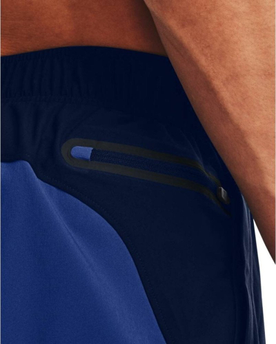 Pantallona të shkurtra sportive Under Armour Knit Woven Hybrid, për meshkuj, L, blu marinë