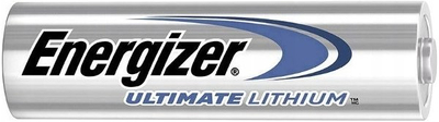 Батерија Energizer Ultimate Lithium AA, 3000 mAh, 1.5 V, сребрена