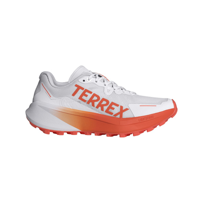 Atlete trail running Adidas Terrex Agravic 3, Continental, Lightstrike, të bardha me portokalli
