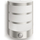 Llambë murale LED për jashtë Philips Python 8720169263772, me sensor lëvizjeje, çelik inox, gri