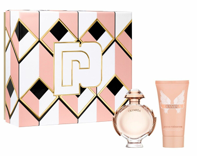 Set Paco Robanne, parfum Olympea 80 ml + losion trupi 100 ml