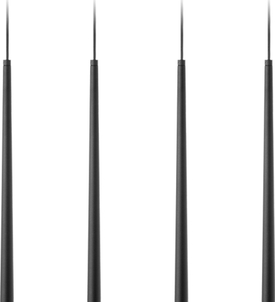 Llambadar varëse Orno TABUNG 4P, G9 max 6W, i zi