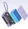 Powerbank Awei P87K, 10000mAh, 30W, me kabllo të integrume, i zi