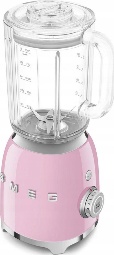 Blender Smeg 50's Style BLF01, 800W, 1.5L, roz