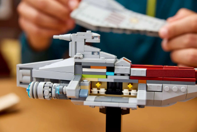 Set ndërtimi LEGO Star Wars 75404 Acclamator-Class Assault Ship, model koleksionist, për të rritur, shumëngjyrësh