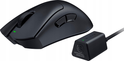 Razer DeathAdder V3 Pro Mouse + HyperPolling Dongle (RZ01-04630300-R3WL), црно