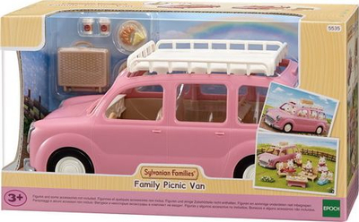 Makinë lodër Sylvanian Families Family Picnic Van, rozë