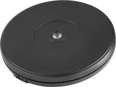 Tavolinë rrotulluese për foto Freepower 360°, 25 cm, LED, e zezë