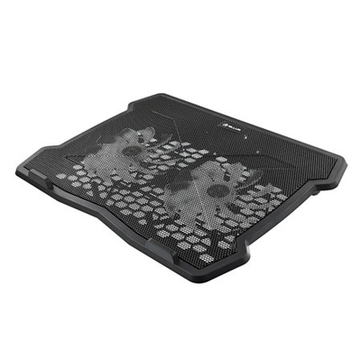 Bazë ftohëse laptopi Tellur Basic, 15.6", 2 ventilatorë 125 mm, e zezë