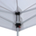 Tendë kopshti Cressen me 4 mure 3x6x3,4H (HM21099.01), argjendtë/ bardhë