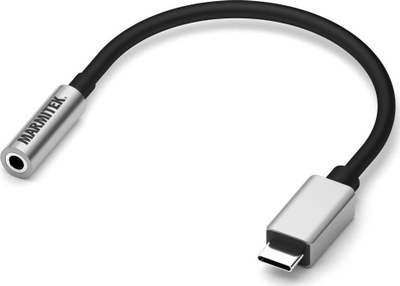 Аудио адаптер Marmitek, USB-C во 3.5 mm, 15 cm, сребрен