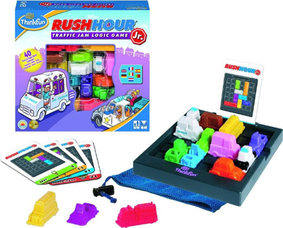 Lojë mendje ThinkFun Rush Hour Junior, 40 sfida, për kalamaj 5+