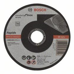 Disk prerës Bosch Rapido Inox, 125mm, 22.23mm, gri