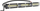 Dritë LED për makinë AMiO 03266, bar drite 432 LED, IP67