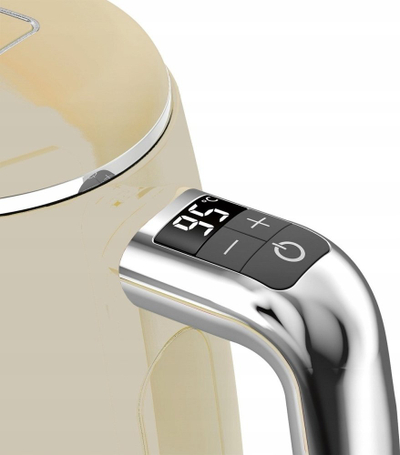 Çajnik elektrik Novis Kettle KTC1, 1.6L, kontroll temperature, krem