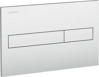 Pllakë komandimi rezervuari Laufen LIS AW1, me dy shkarkime, 250x160 mm, krom mat