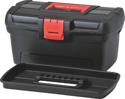 Kuti veglash Herobox Toolbox 13", tabaka e brendshme, plastike, e zezë