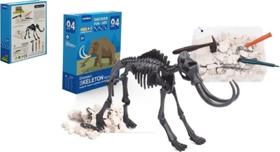 Set loje Swede Dinosaur Excavation Skeleton T Rex, gërmim arkeologjik, edukativ për kalamaj, shumëngjyrësh