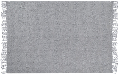Batanije dekorative pambuku, 150 x 200 cm, me thekë, gri