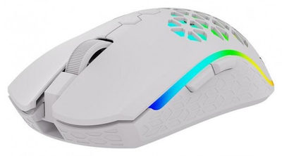 Mi gaming AQIRYS Polaris Wireless, 16000 dpi, RGB, i bardhë
