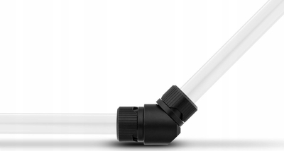 Адаптер за ладење со вода EKWB Quantum Torque Static FF 45°, G1/4" женка женка, црн