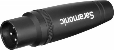Adapter audio Saramonic C-XLR+, 3.5mm TRS në XLR, Phantom Power, i zi